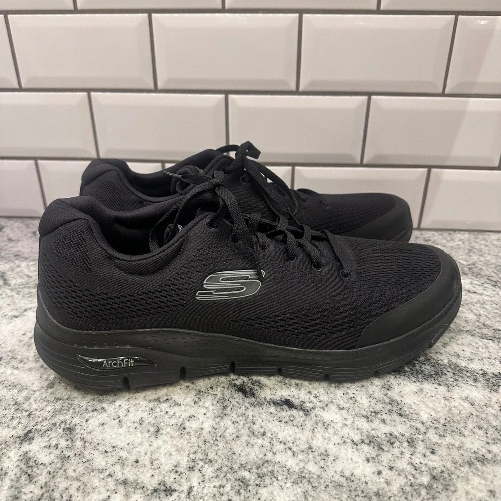 Skechers Mens 14 Arch Fit Banlin Walking Shoes Black 232040 Athletic Comfort